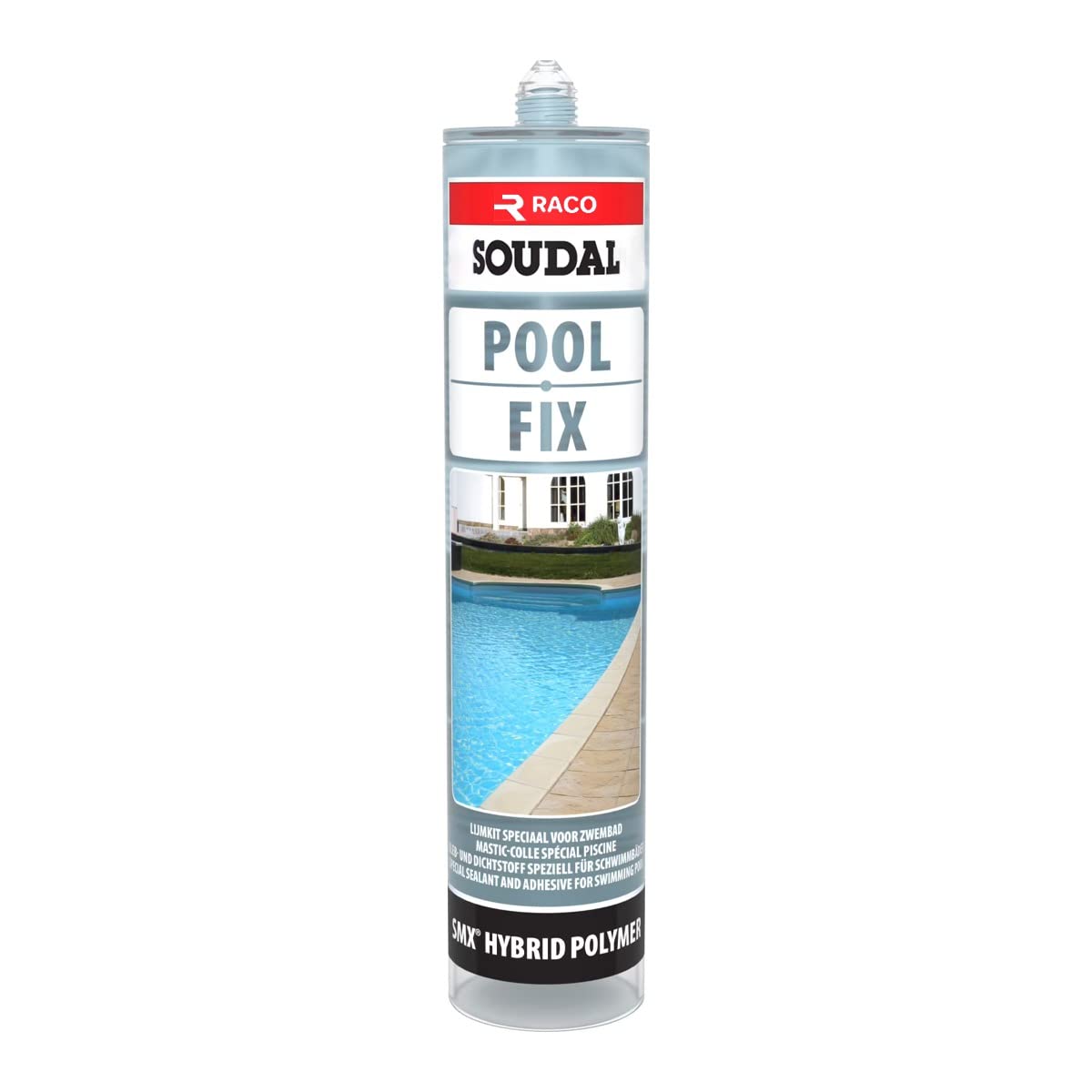 RACO Soudal Pool FIx Under Water Glue for Fixing and Repairing Swimming Pool 290ml (Sealant only)
