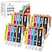 Produktbild Q-image 550XL 551XL Multipack Kompatibel für Canon PGI-550 XL CLI-551 XL für Pixma MX925 MX920 MG5650 MG5550 MG6650 iP7250 iX6850 iP7200 MG6450 MX725 MG5450 MG7150 MG7500 MG5400 MG6350 (20er-Pack)