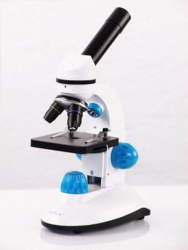 My First Lab Mega Duo Microscopio para niños (MFL-26) - Kit de microscopio STEM para niños con portaobjetos de microscopio preparados, placa Petri y