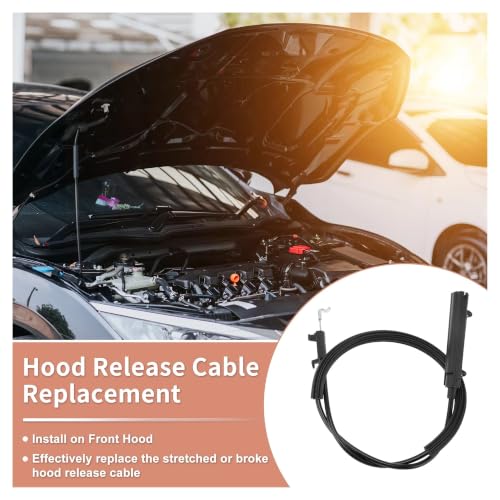 Cable de liberación de capó para VW Golf Mk7 y Passat B8 RHD resistente 5G2823531D 3