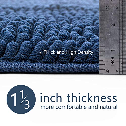 Deartown Non-Slip Shaggy Bathroom Rug,Soft Microfibers Bath Mat With Water Absorbent, Machine Washable #TOP2