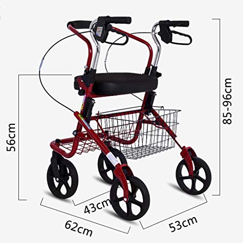 Chariot pour personnes âgées de type déambulateur contre la perte d'appui