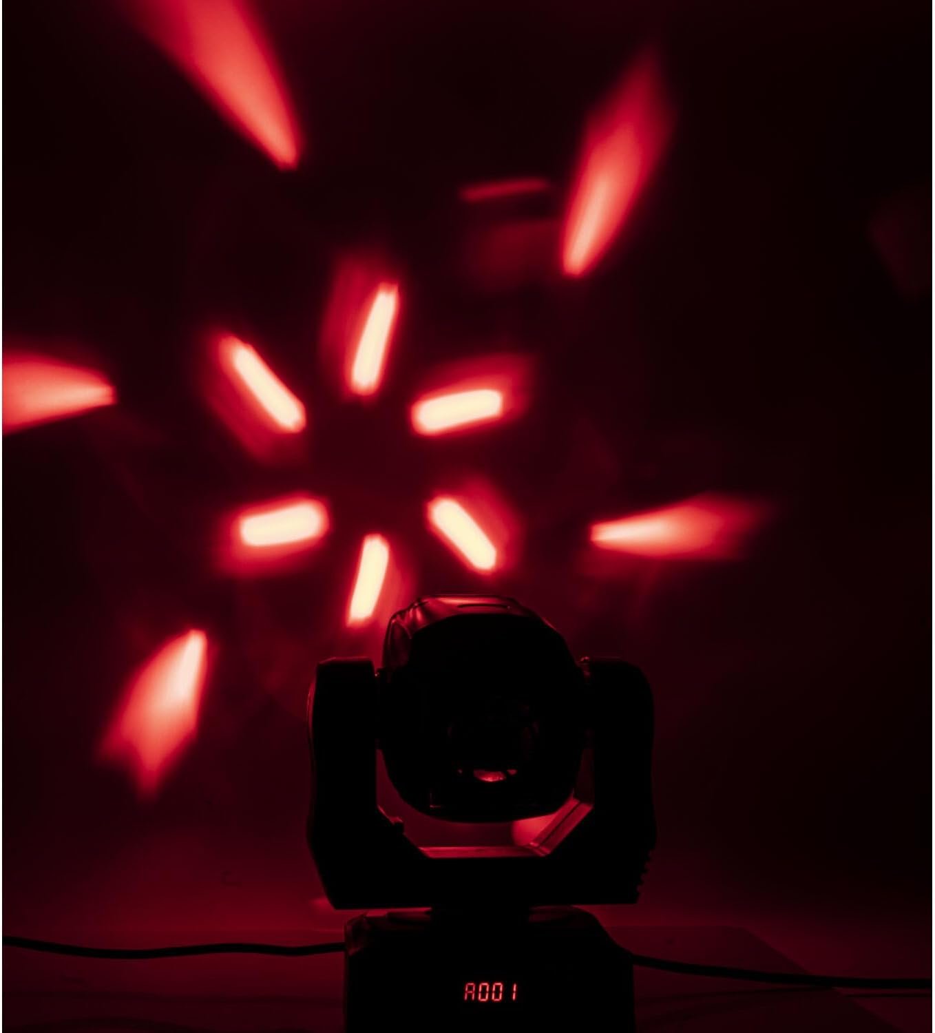 Ibiza Light ROLLING-EYE with red light effect