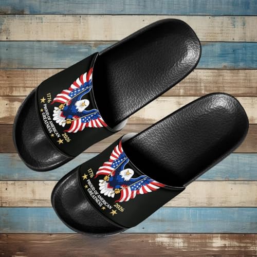 Image of Footwear for Mens Open Toe Athletic Sandals Anti-Slip Sole Slide Sandals Pillow House Flat Shoes Comfortable Slip On Slippers for Indoor & Outdoor
