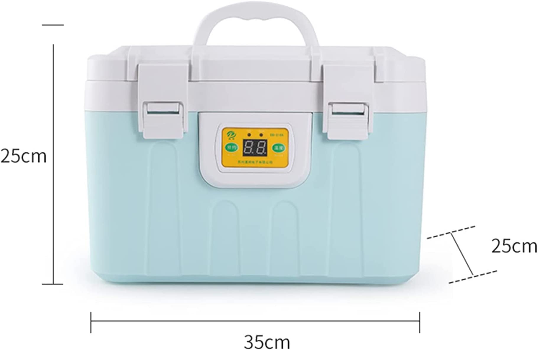 Peritonealdialysezubehör Heizung Konstante Temperatur Box Home 37 Grad Silent Inkubator - 10L Spezielles Heizpaket für Haushalt Auto