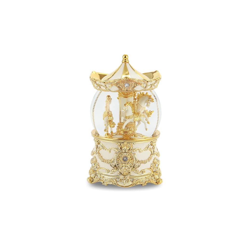 Music Box Music Box Carosello Crystal Ball Girls Girls Day Regali di Natale