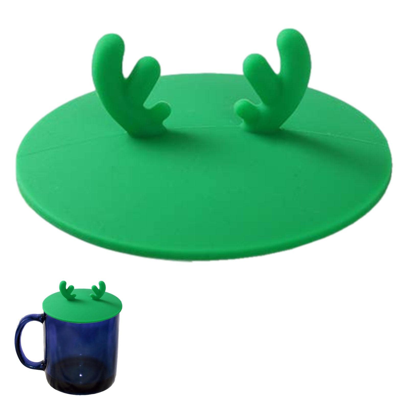 Couvercle réutilisable pour tasses à café et mugs en silicone étanche