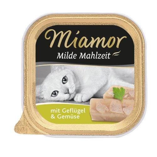 Produktbild von Miamor Milde Mahlzeit Geflügel Pur & Gemüse - 16 x 100 g