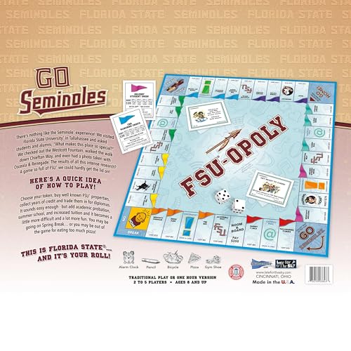 Late for The Sky FSU-Opoly Juego de Mesa de Estrategia Familiar miniatura 5