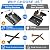 20 Pack Aluminum Deck Railing Bracket Connectors for 2"x4" (Actual 1.5"x3.5") Wood Posts to Handrail Connection, 2mm Extra Thick Metal Connectors for Fence Porch Stair, SA20