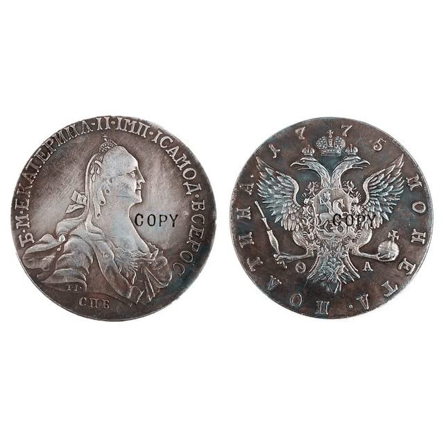 1771年　帝政ロシア　エカチェリーナ2世　エカテリーナ　5コペイカ　銅貨 lunatrading_17167