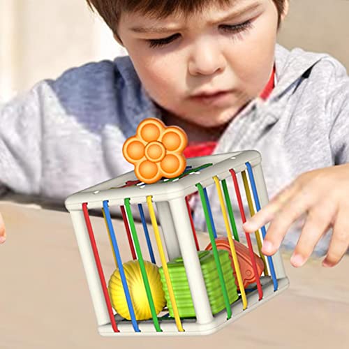 Brinquedo de classificação da forma do bebê | Forma Sensorial do Bebê | Brinquedo de agarrar para ap