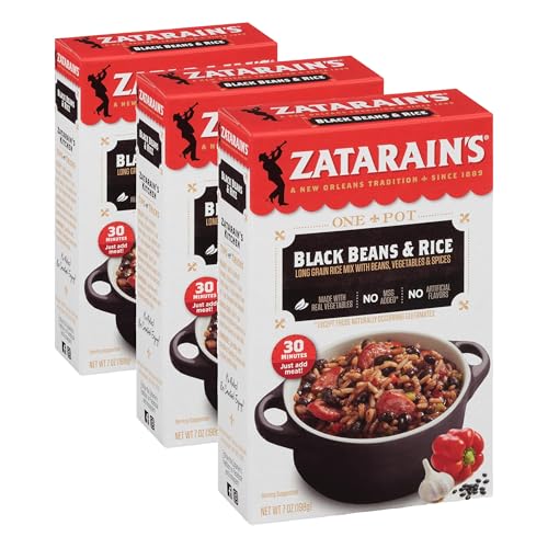 Image of Zatarain's Black Beans & Rice, 7 oz (Pack of 3)