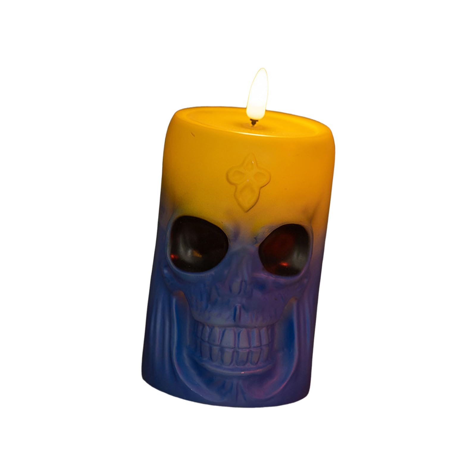 Buxuaaaa D Halloween Skull Lamp With Multicolore Le Lights For Party Home Ecoration Battery Operate Night Light Halloween Skull Lamp