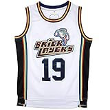 Mens Basketball Jersey #19 Aaliyah Brick Layers 1996 MTV Rock N Jock Jersey(XXL)