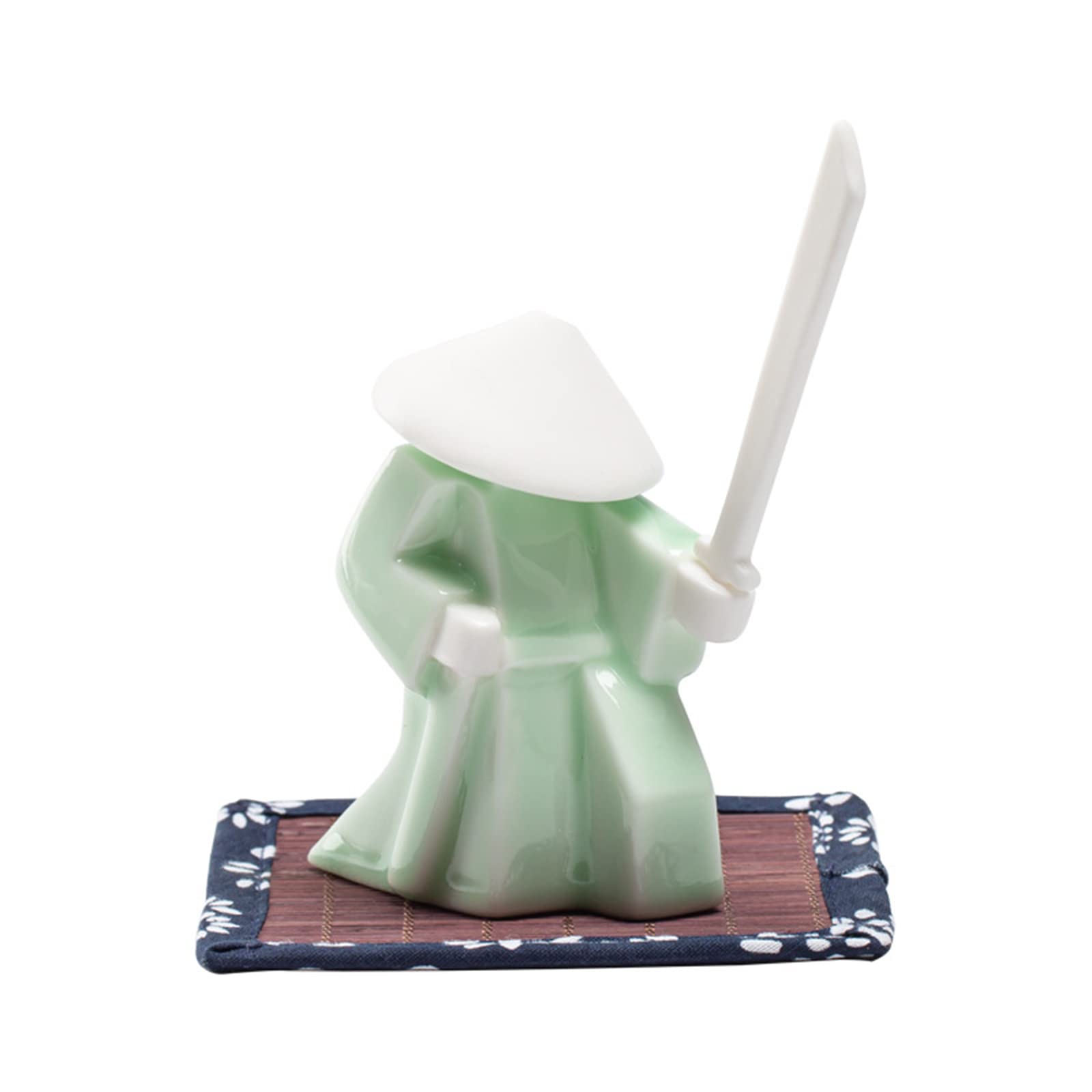 Porte-encens samouraï en céramique fait main idée cadeau originale