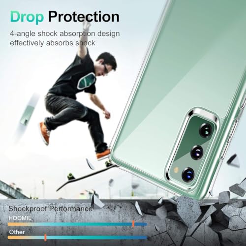 Image of HOOMIL Case for Samsung Galaxy S20 FE, Anti-Yellowing, Black
