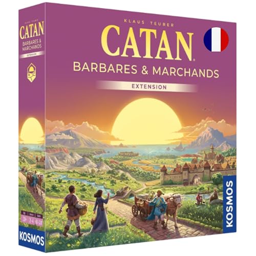 Asmodee - Catan : Barbares & Marchands - Kosmos - Jeux de société -Refresh Extension Jeu de stratégie - 5 scénarios - Famille/initié - Dès 10 Ans - 2 à 4 Joueurs...