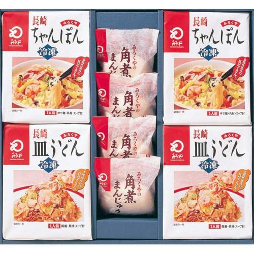 [具材付き]長崎ちゃんぽん・皿うどん揚麺・角煮まんじゅう詰合せ