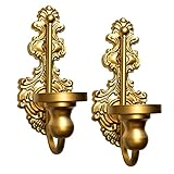 Wall Sconce Candle Holder, Metal Wall Mounted Candle Sconces, Iron Wall Pillar Candle Sconce for Roo