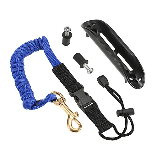 Montagem de canoa, Andoer Suporte para clipe de remo para caiaque Kit de suporte para remo de remo p