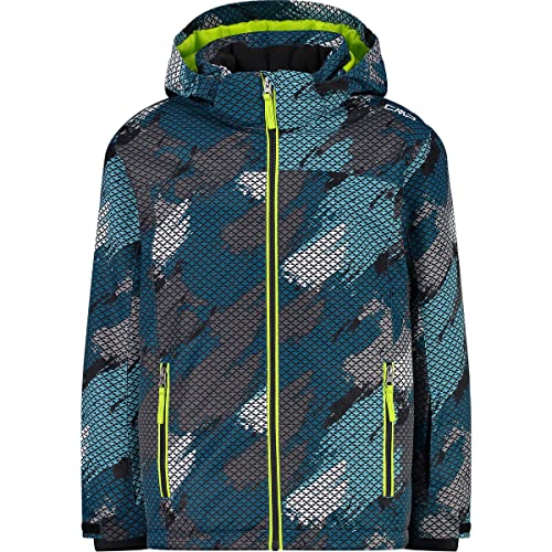 CMP Kinder Boys Snaps Jacke, deep Lake-titanio, 110