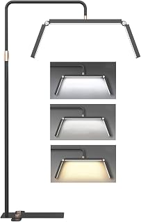 LED UV Nail Lamp Half Moon Ring Ligh LED Video Light Floor Foldable Fill Light Half Moon Lamp 3200K-5600K With Stand For Beauty Salon Makeup Live Streaming Gel Nail Lamp ( Color : Nero , Size : 1 )