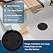 Xztrdi Boat-Ready Black Round Non-Slip Inspection Hatches - Sizes 8