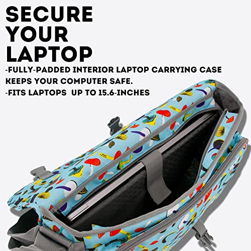 Image of J World New York Thomas Laptop Messenger Bag for Women & Men. Kids Computer Bookbag