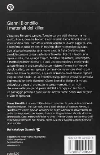 I materiali del killer