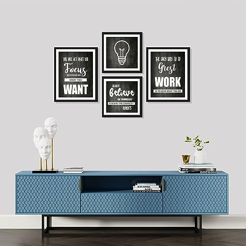 Pacific arts Motivational Quotes Wall Frames Framed Posters for
