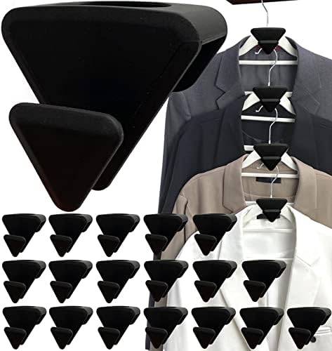 New Clothes Hanger Connector Hooks, AS SEEN ON TV, Hanger Extender Clips, Heavy Duty Cascading Clothes Hanger Hooks for Organizer Closet, Fits All Types of Hangers