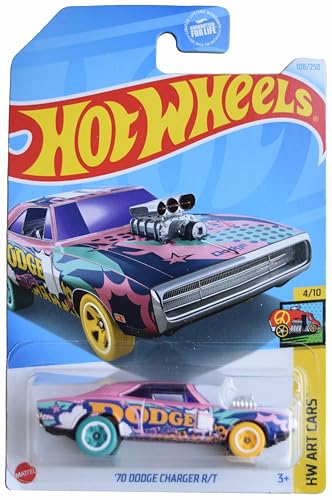 Hot Wheels 70 Dodge Charger R/T escala 1:64 miniatura 1