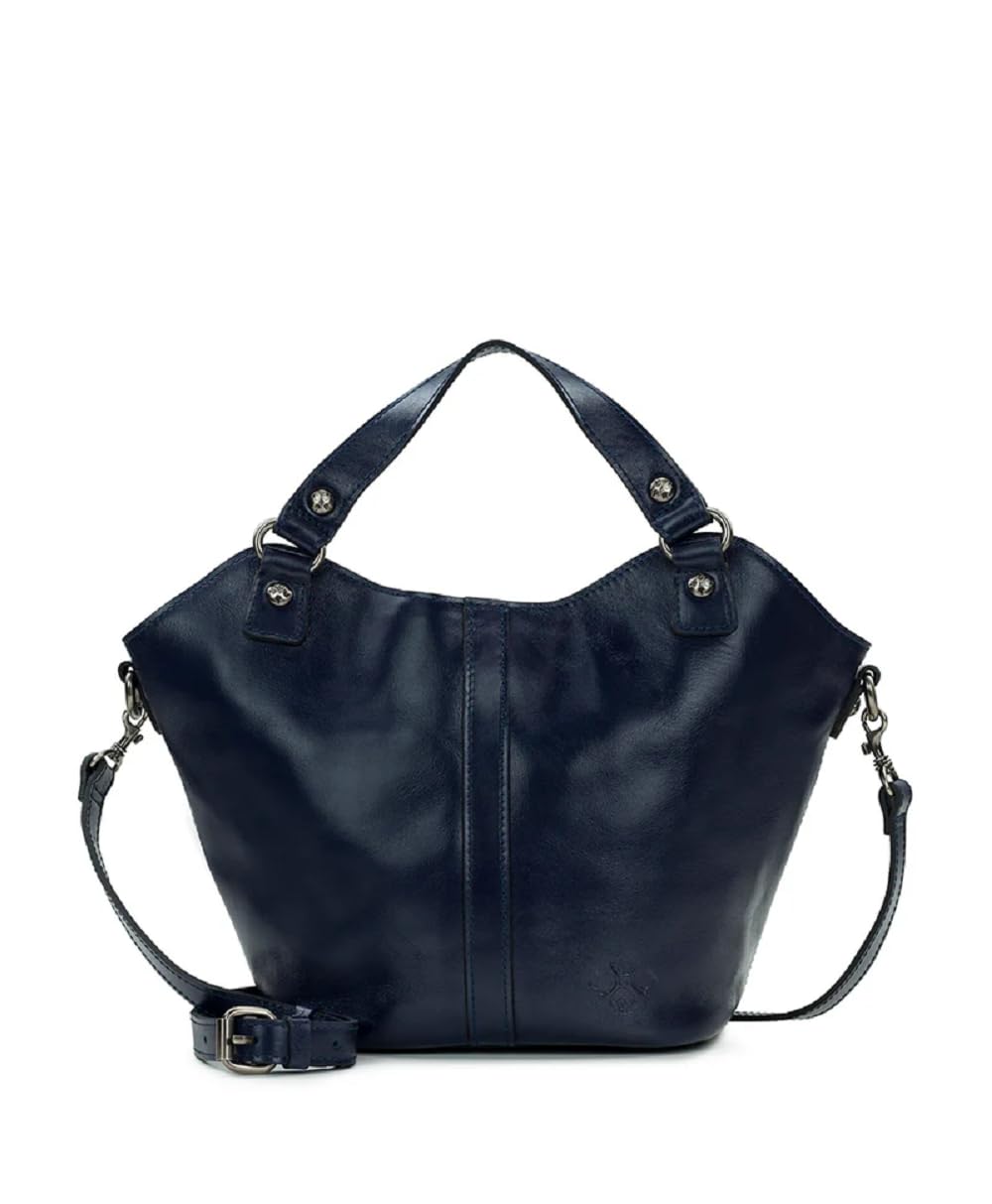 Patricia Nash Caterina Tote Hobo - Vintage Distressed Leather, Women's Fashion-Forward Mature Crossbody Satchel, 15 3/8
