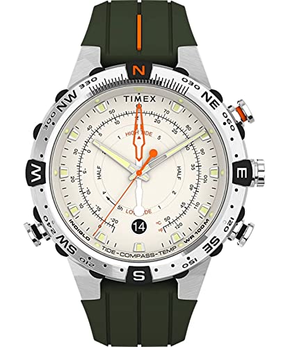 Timex Reloj analógico para Hombre de Cuarzo con Correa en Silicona TW2V22200