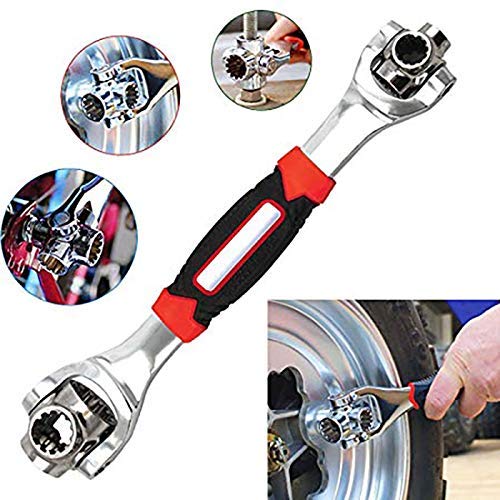 Bhavyam 48 in 1 Professional Socket Wrench Universal Tool for Garage, Home (Silver)