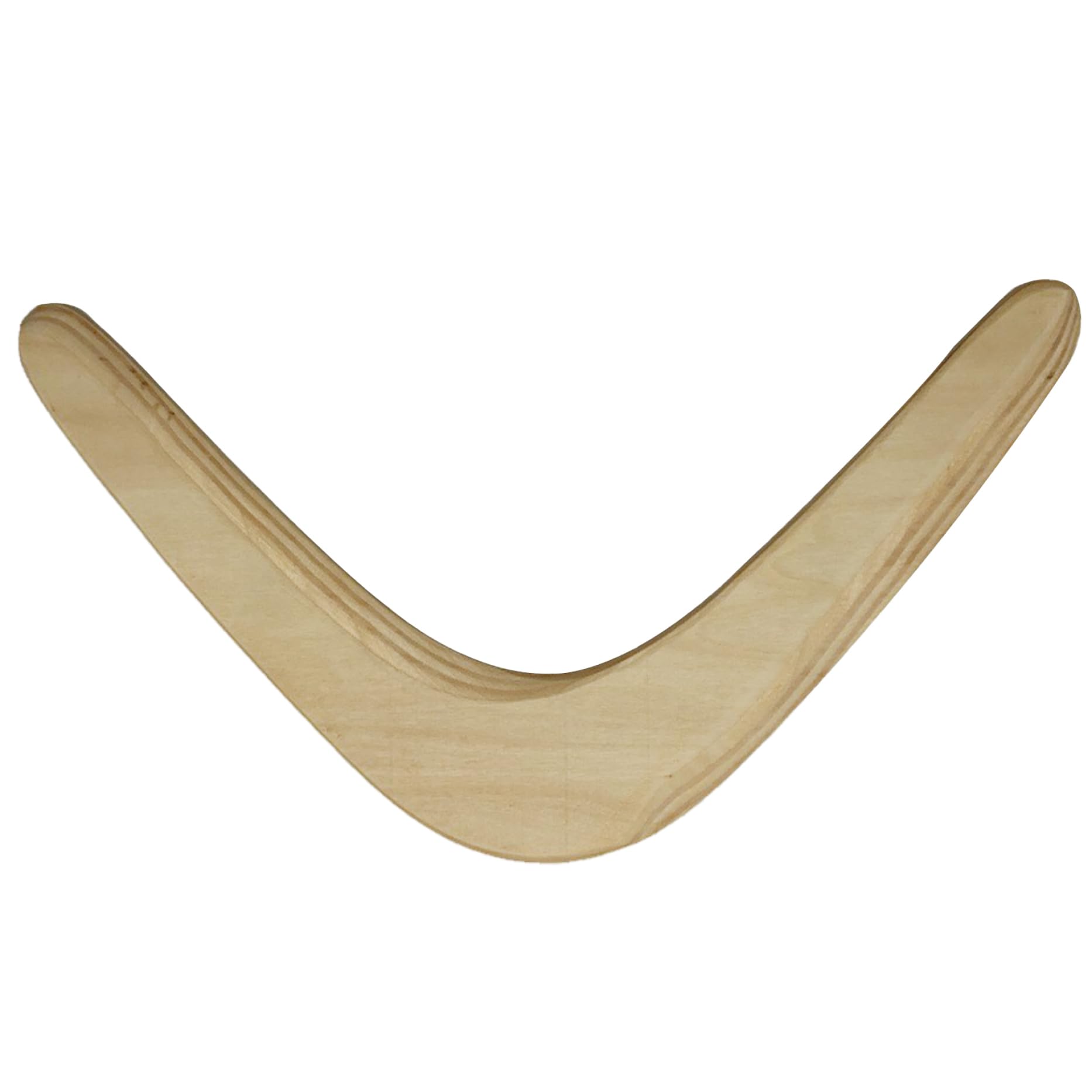 Boomerang in Legno, Giocattolo da Esterno a Forma di V per Bambini Adulti, Portatile per Sport da Campeggio su prato/spiaggia/13x2 Pollici