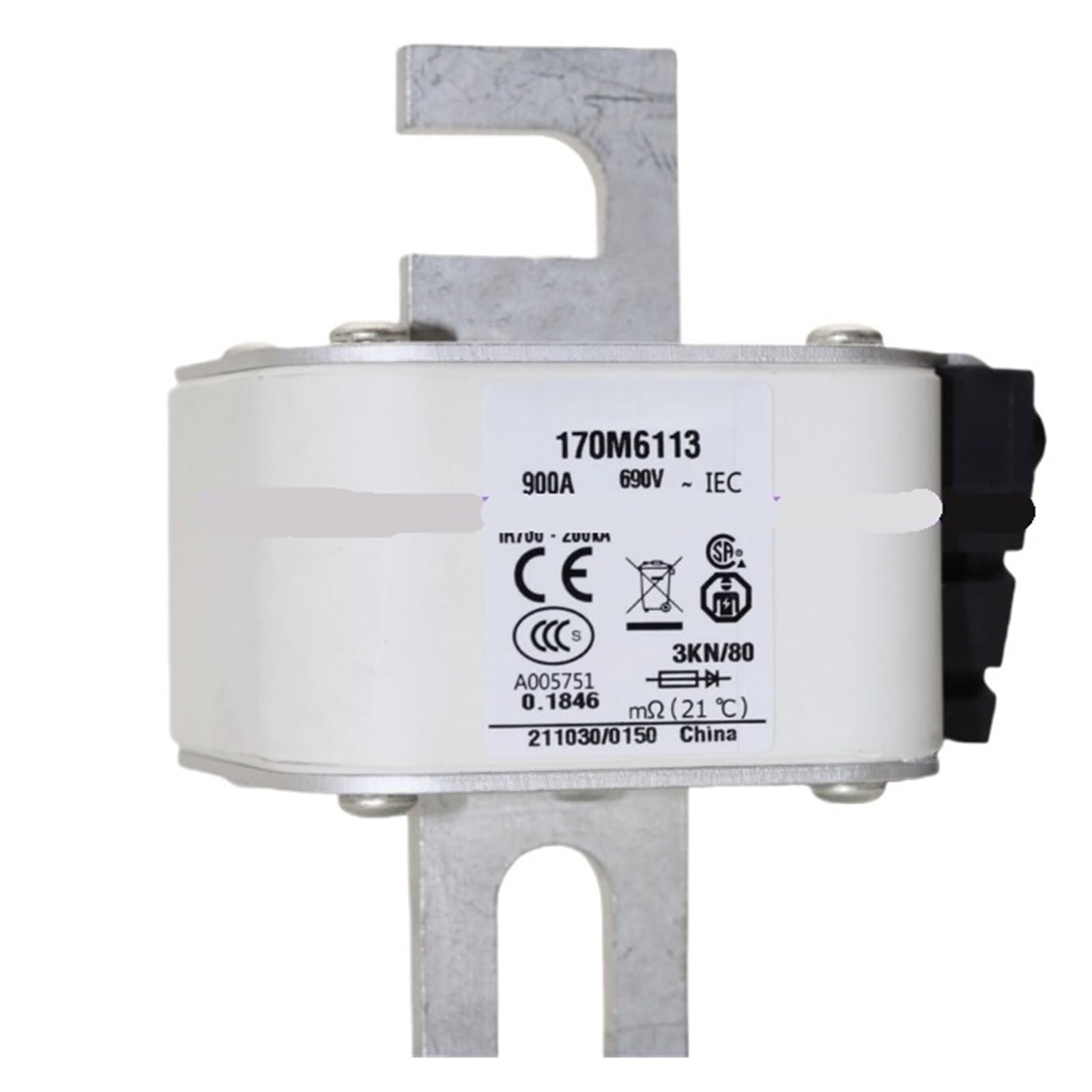 Fusible 170M6117 1400A et protections fortes intensités pour armoires électriques