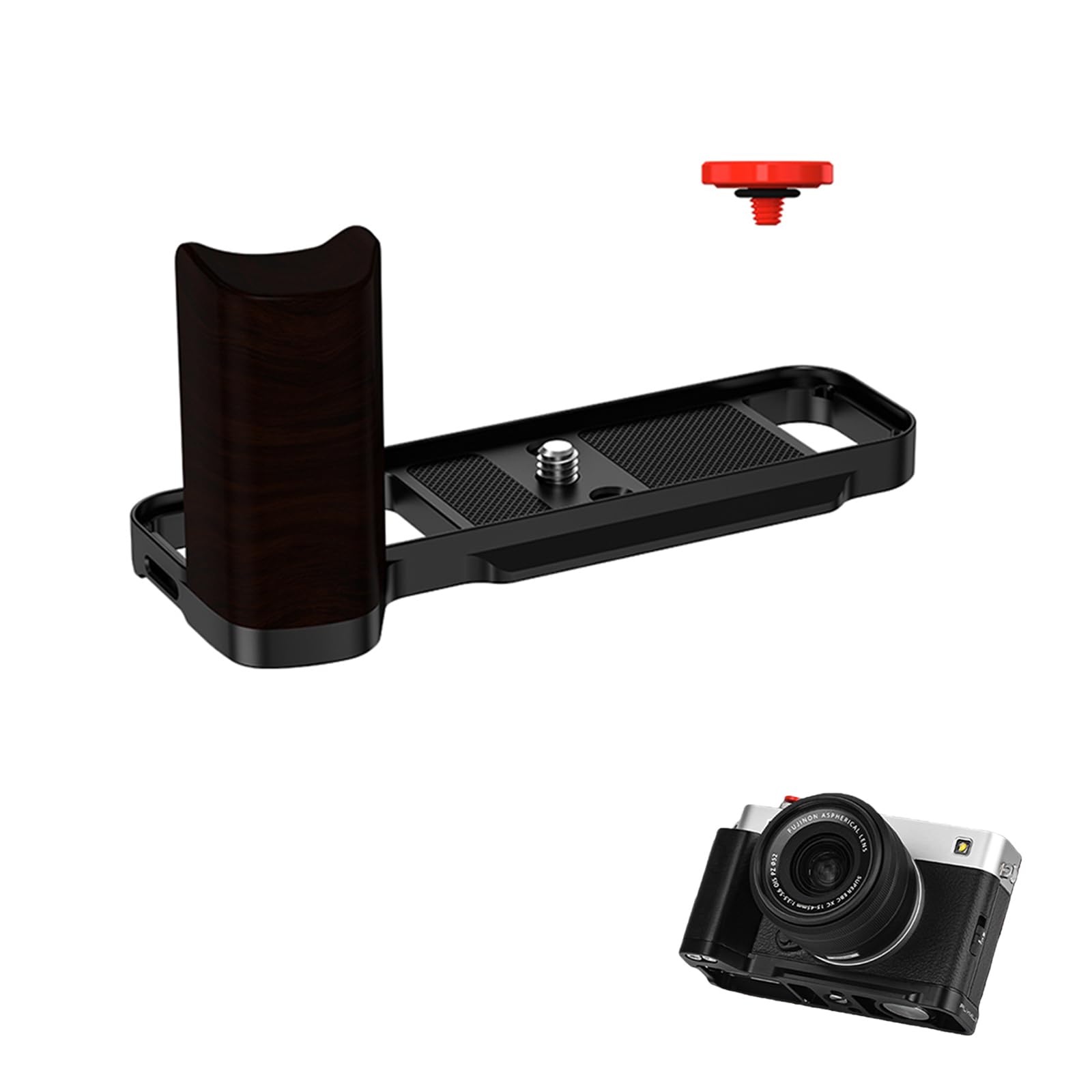 Amazon | SZZCNOX X-E5 L字型ハンドグリップ シャッターボタン付き