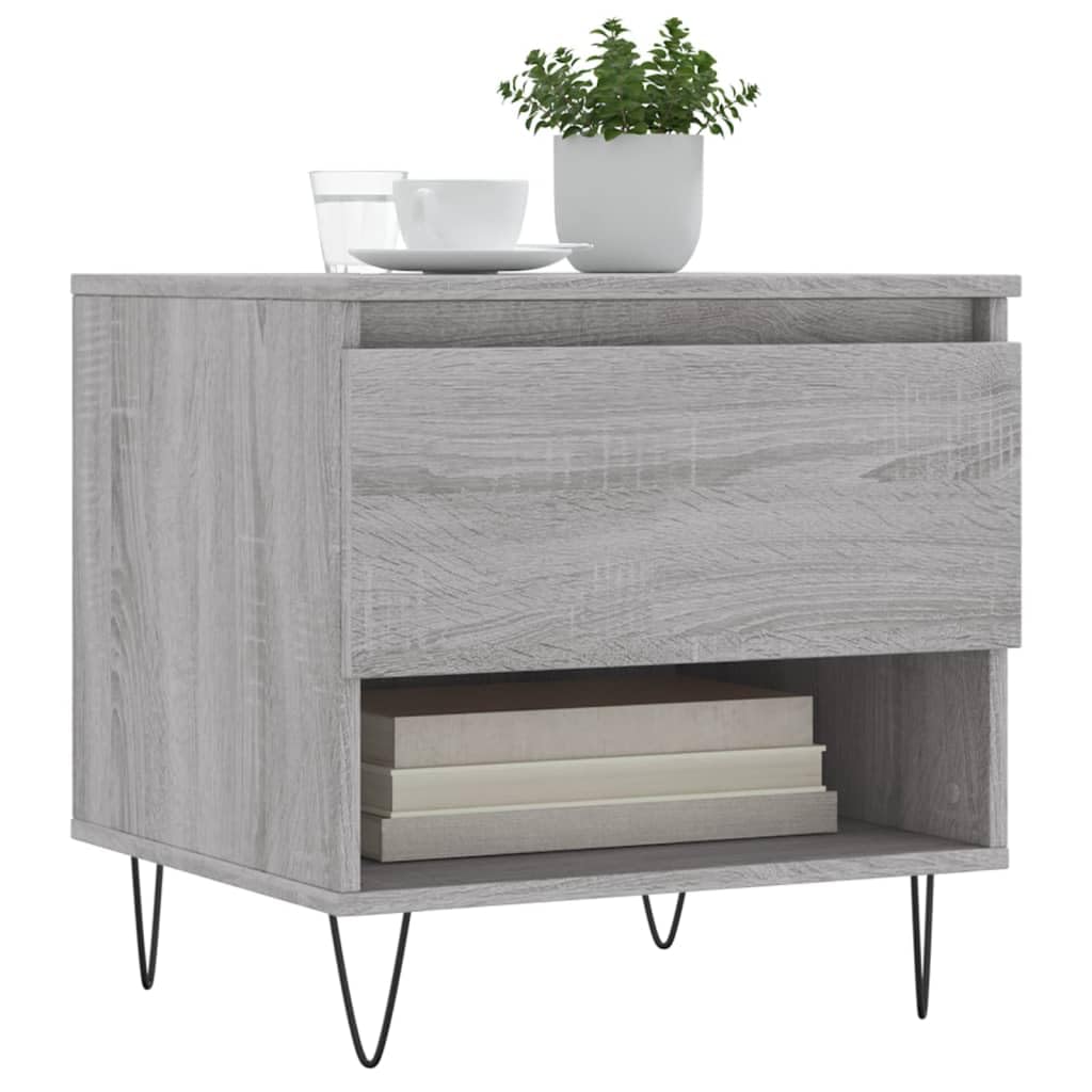 Set di 2 tavolini da caffè grigio Sonoma, 50 x 46 x 50 cm, in legno