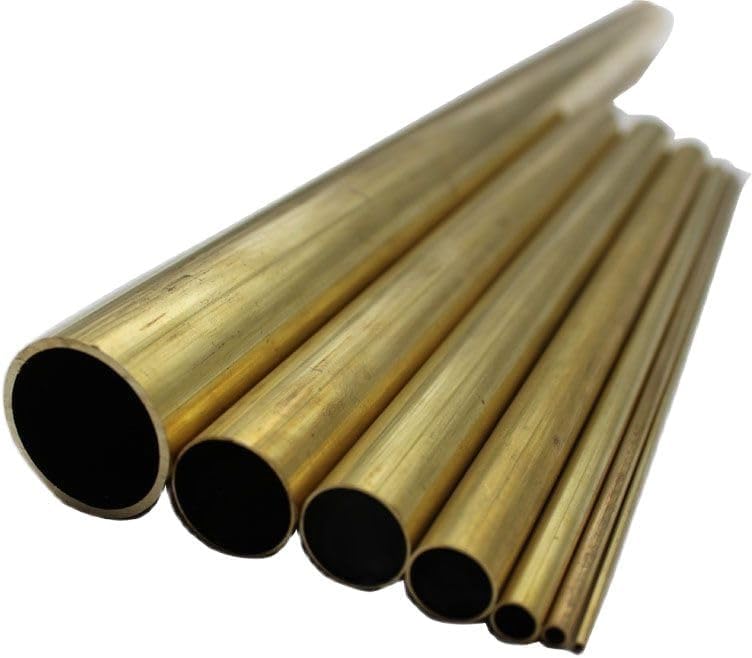 1pc Brass Tube Metal Capillary Pipe 2mm 3mm 4mm 5mm 6mm 7mm 8mm 9mm 10mm 11mm 12mm 13mm 14mm 15mm 16mm 17mm 18mm 19mm 20mm(9x0.5mm 1pc)