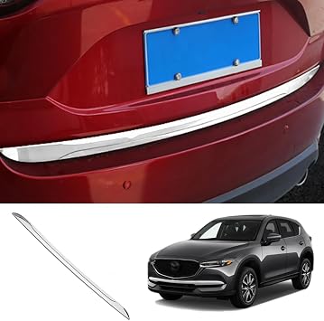 Car Accessories Exterior Rear Hatch Door Trunk Lid Molding Trim Compatible with Mazda CX-5 CX5 2025 2024 2023-2017 Chrome 1PCS ABS