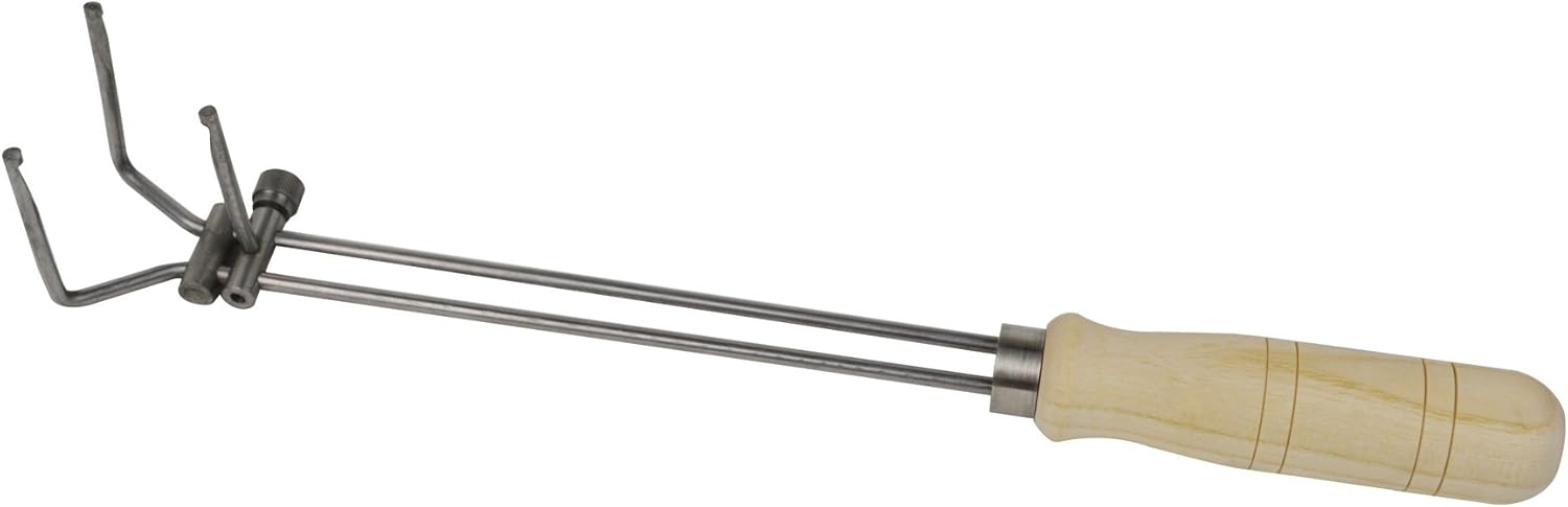 Adjustable Multi-Size Ceramic Crucible Dish Tongs Precious Metal Casting Pouring Hand Tool