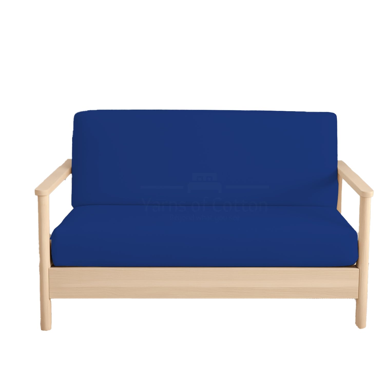 King Size Futon Covers - 100% Egyptian Cotton Futon Slipcovers Royal Blue