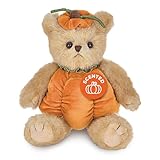 Bearington Izzy A. Pumpkin, Plush Stuffed Animal Teddy Bear, 10 inches