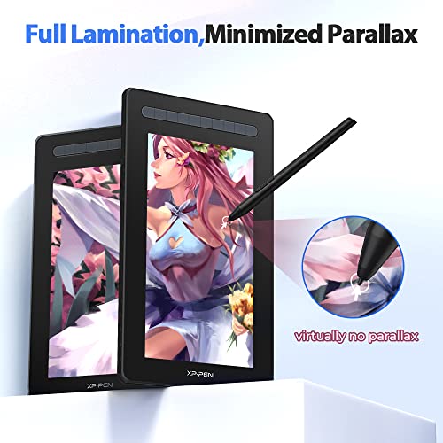 XP-PEN Artist 16 2. Generation Grafiktablett 15,4 Zoll Grafikmonitor, X3 Smart-Chip Stift mit 10...
