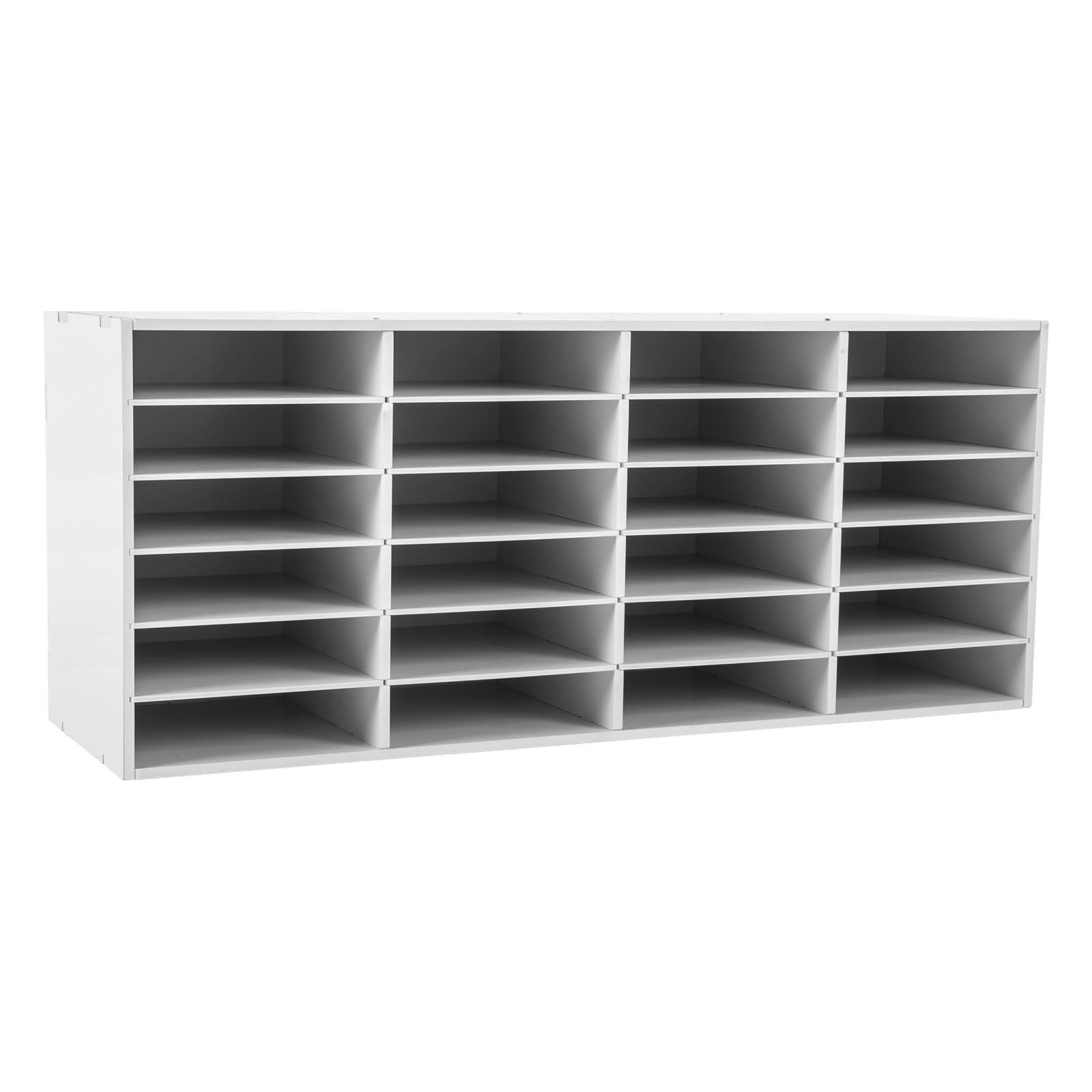 24 Fächer Dokumentenablage, Schreibtisch Weiß Organizer Schreibtisch Briefablage Büro Organizer Aktenhalter Hause Ablagefächer Ablagesystem