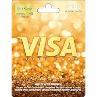 Visa Physical Gift Card $100 (plus $5.95 Purchase Fee)