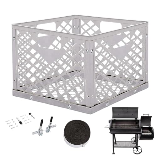 Kit modification barbecue acier inoxydable avec panier charbon durable - 7