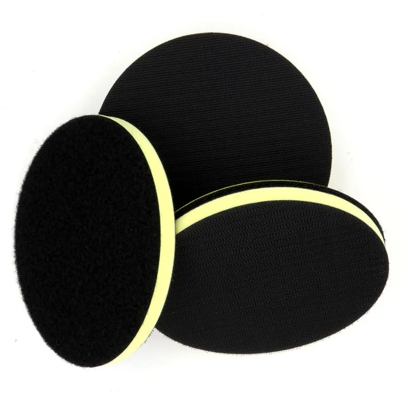 Almohadilla De Interfaz De Espuma De 6 Pulgadas Y 150MM, Almohadilla De Respaldo Para Lijadora Con Gancho De Densidad Media, Piezas De Herramientas Eléctricas, 5 Uds.